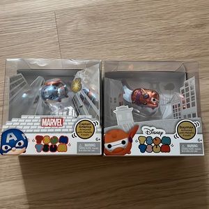 SDCC 2016 Disney Exclusive Metallic Captain America and Baymax Tsum Tsum Figure